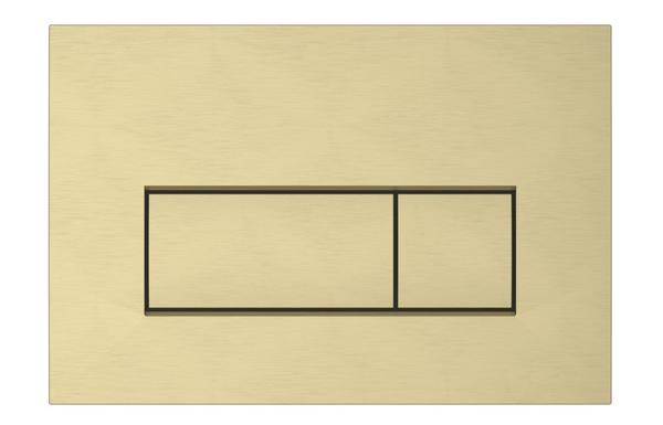 VitrA Loop Square Flush Plate - Brushed Gold
