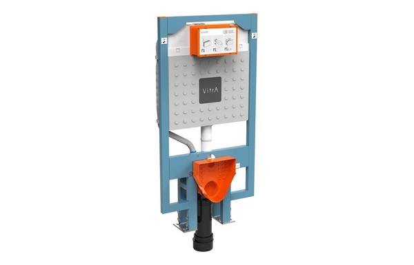 VitrA V-Fix Prime WH WC Frame & 8cm 2.5/4L Cistern (Floor Fix & Electric Connection)
