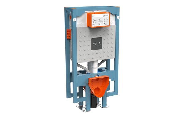 VitrA V-Fix Prime WH WC Frame & 8cm 3/6L Cistern (B2B Fix & Electric Connection)