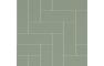 Fibo Urban - Olive Green (Straight Herringbone) - Single