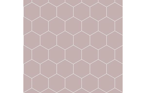 Fibo Urban - Dusky Pink (Hexagonal) - Single