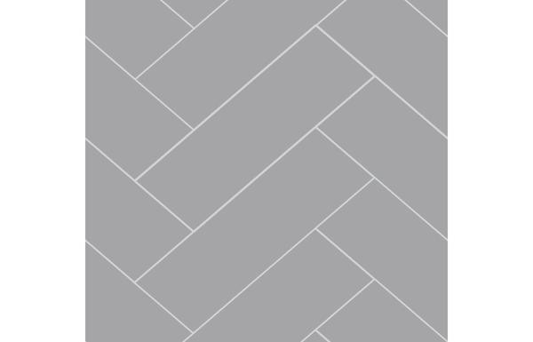 Fibo Urban - Medium Grey (Herringbone) - Single