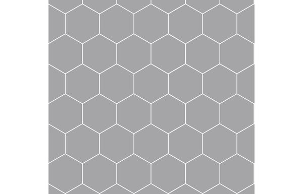Fibo Urban - Medium Grey (Hexagonal) - Pk/2