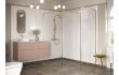 Denford Brushed Brass Profile Wetroom Side Panel - 900mm