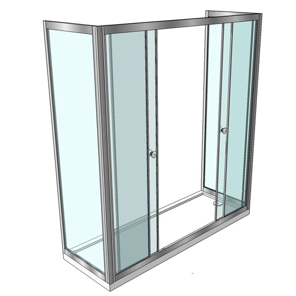 Coram Shower Optima Double Slider Enclosure