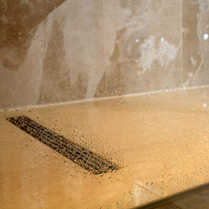Wet Rooms make an ideal spacious shower for the disabled