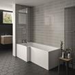 Elite 1600mm L Shaped Bath R/H