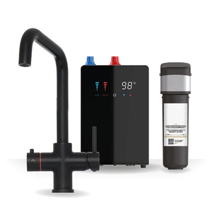 Kartell Brewmaster Matt Black 3-1 square tap with digital tank