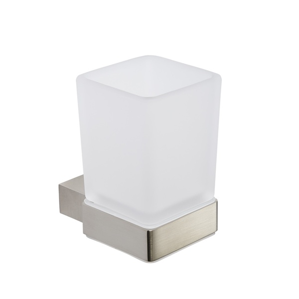 Kartell K-Vit Premium Tumbler Holder Brushed Nickel