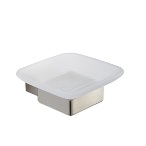 Kartell K-Vit Premium Soap Dish Holder Brushed Nickel
