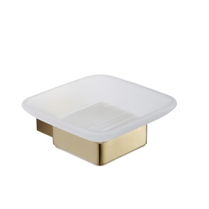 Kartell K-Vit Premium Soap Dish Holder Brushed Brass