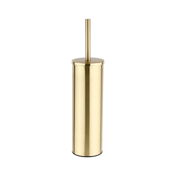 Kartell Ottone wall mounted toilet brush Brushed Brass