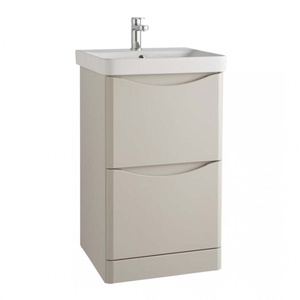 Kartell Arc 500x460mm Floor Standing 2 Drawer Unit Matt Cashmere
