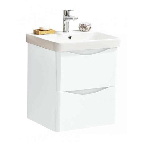 Kartell Arc 500x460mm Wall Mounted 2 Drawer Unit White