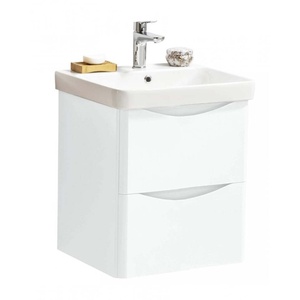 Kartell Arc 500x460mm Wall Mounted 2 Drawer Unit White