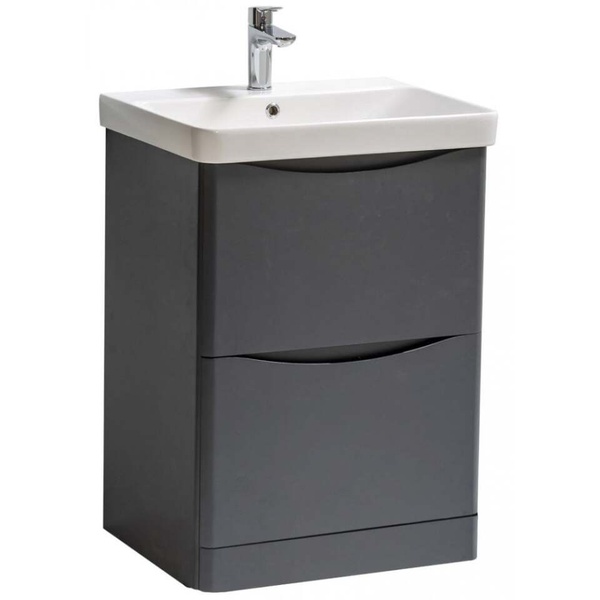 Kartell Arc 600x460mm Floor Standing Unit Matt Graphite