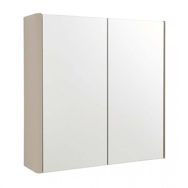 Kartell Arc 600mm Mirror Cabinet Matt Cashmere
