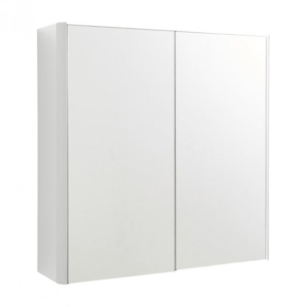 Kartell Arc 600mm Mirror Cabinet White