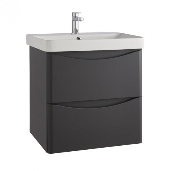 Kartell Arc 600x460mm Wall Mounted Unit Matt Graphite