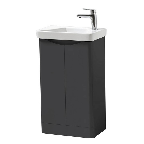 Kartell Arc 500x290mm Floor Standing Cloak Unit Matt Graphite