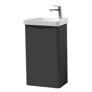Kartell Arc 500x290mm Floor Standing Cloak Unit Matt Graphite