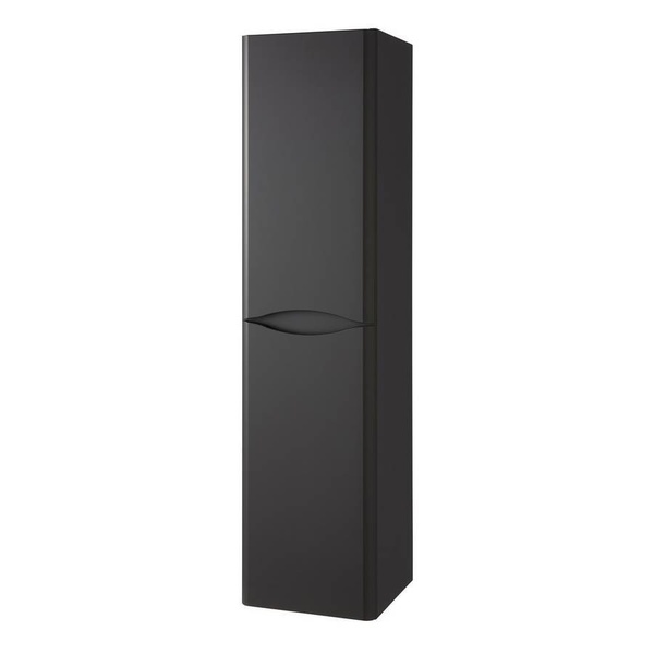 Kartell Arc 1400mm Wall Mounted Tall Unit Matt Graphite