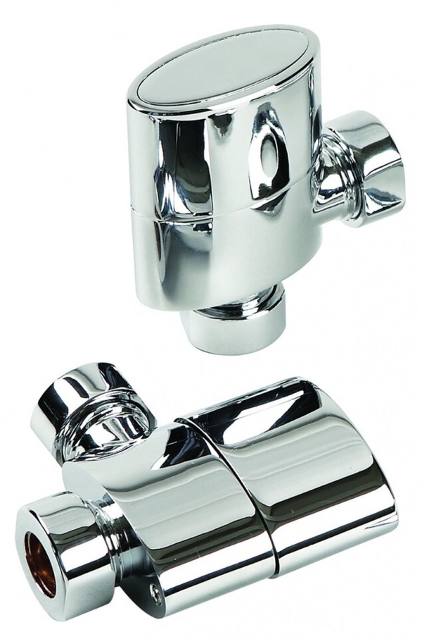 Kartell Aspen Radiator Valve Angled 15mm (Pair)