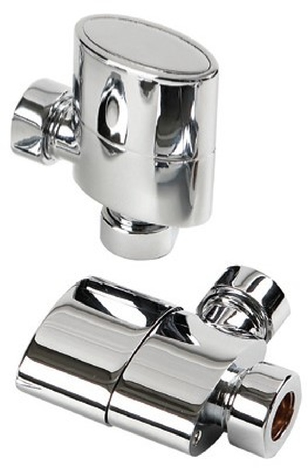 Kartell Aspen Radiator Valve Straight 15mm (Pair)