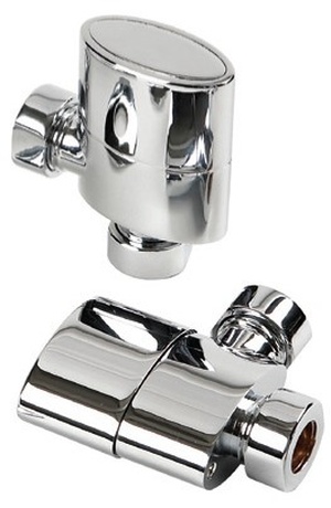 Kartell Aspen Radiator Valve Straight 15mm (Pair)