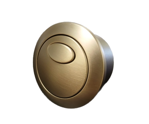Kartell Brushed Brass Kameo Cistern Button