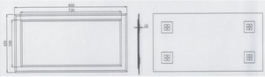 Kartell Bibury 420x800mm Mirror on Mirror
