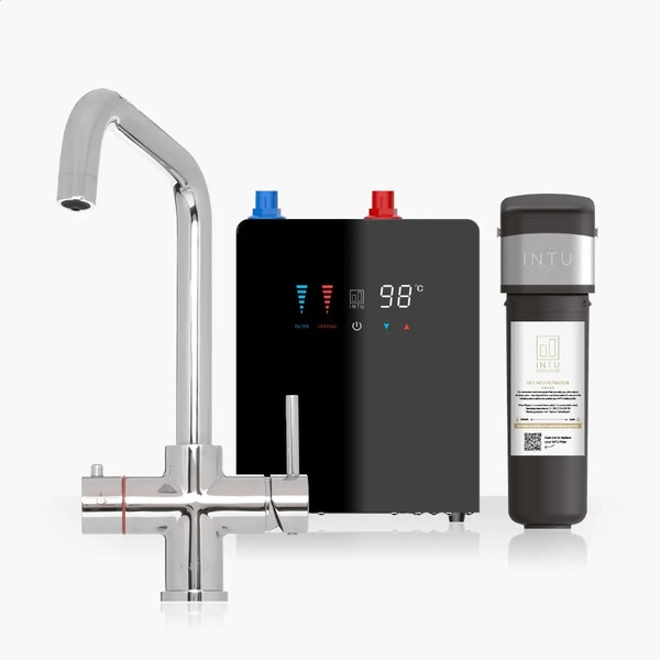 Kartell Brewmaster Chrome 4-1 square tap with digital tank - 4 Litre tank