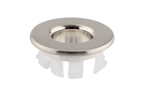 Kartell Basin Overflow Cover Brushed Nickel