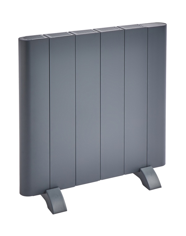 Kartell Capri Electric Aluminium Panel Heater 1000W Horizontal 500 x 544mm - Anthracite
