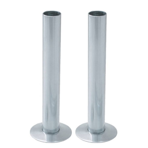 Kartell 15mm Pipe and Rosettes Chrome (Pair)