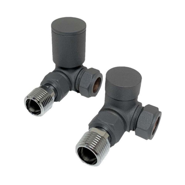 Kartell Corner Valve 15mm (Pair) - Anthracite