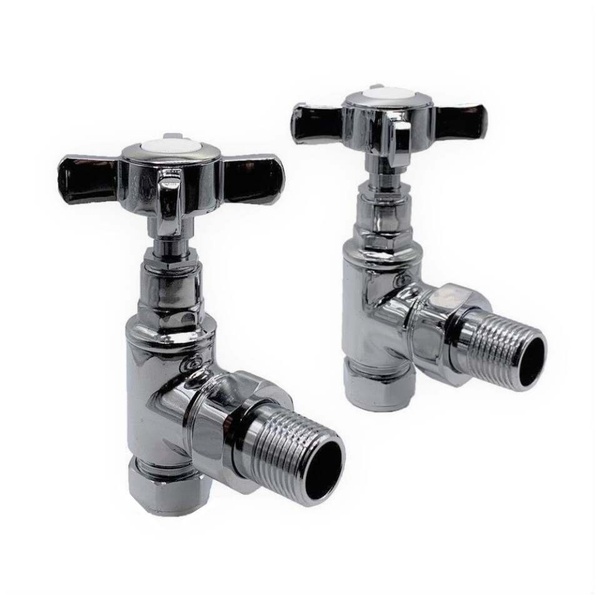 Kartell Cross Head Rad Valve Angled (Pair)