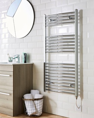 Kartell Electric Straight Towel Rail 500 x 800mm 150W