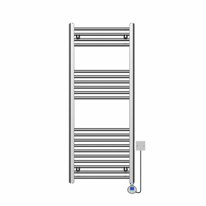 Kartell Electric Straight Towel Rail 500 x 1000mm 150W Thermostatic