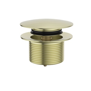 Kartell Freestanding Bath Click Clack Waste Brushed Brass