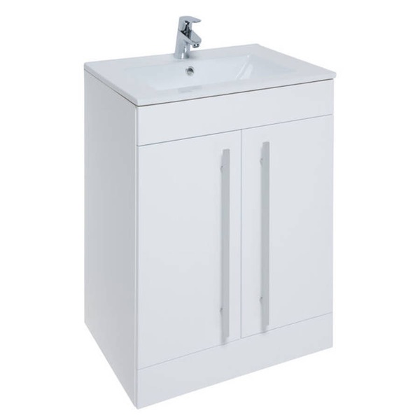 Kartell Purity/Matrix 600mm 2 Door Floor Standing Unit White
