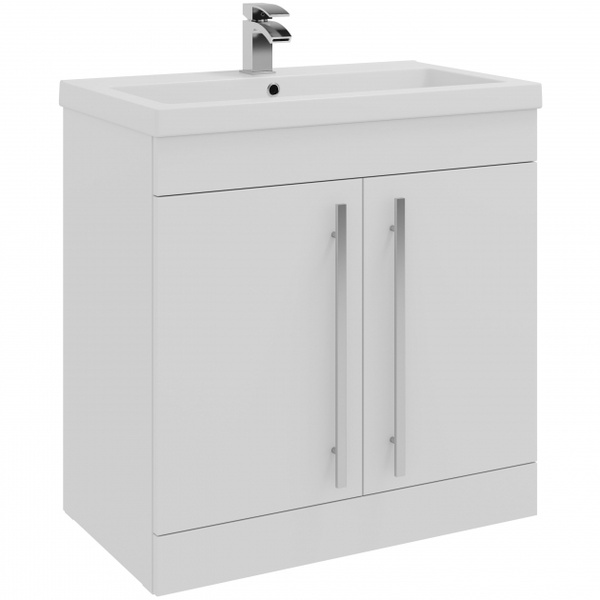 Kartell Purity 800mm 2 Door Floor Standing Unit White