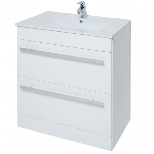 Kartell Purity 800mm 2 Drawer Floor Standing Unit White