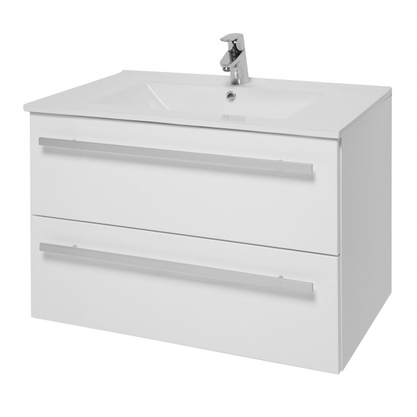 Kartell Purity 800mm 2 Drawer Wall Mounted Unit White