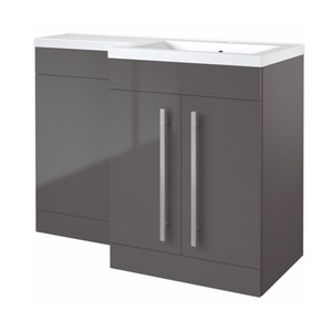 Kartell Matrix 500mm WC Unit Storm Grey Gloss
