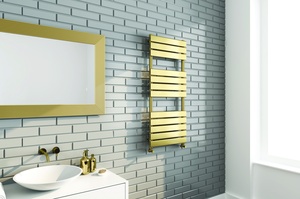 Kartell Malibu 1200 x 500 Rail Brushed Brass