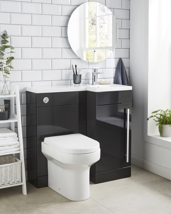 Kartell Matrix 900mm Basin Unit Storm Grey Gloss