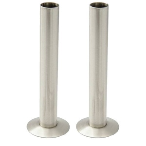 Kartell 15mm Pipe and Rosettes Brushed Nickel (Pair)