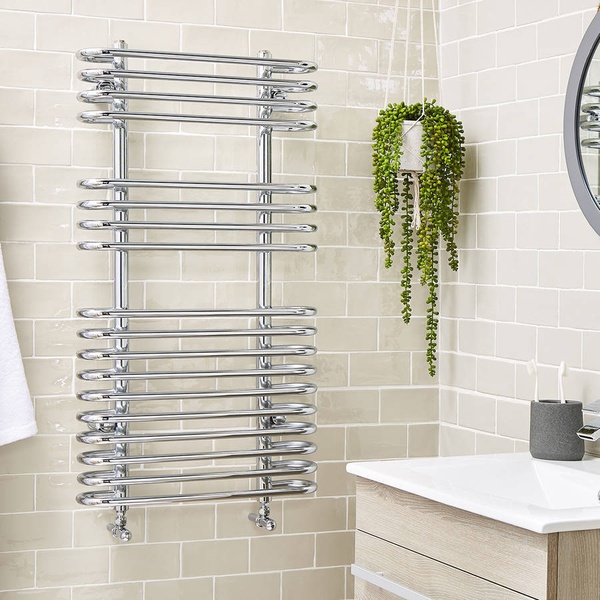 Kartell Oakland Design Radiator 500mm x 900mm - Chrome