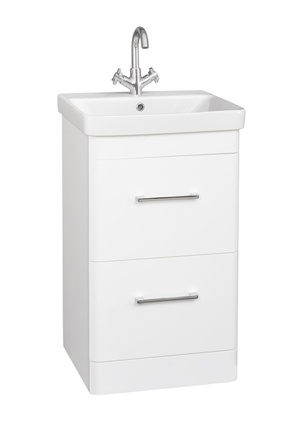 Kartell Options 24 500mm 2 Drawer Unit White